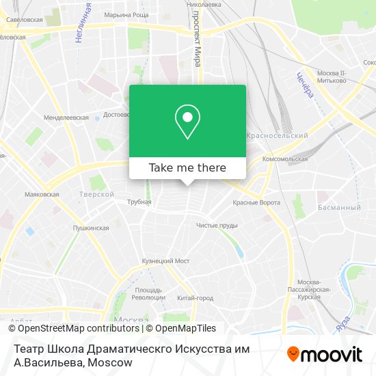 Театр Школа Драматическго Искусства им А.Васильева map