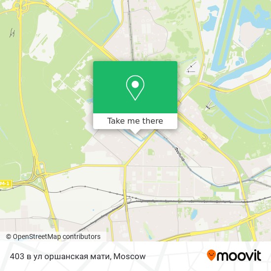 403  в ул оршанская мати map