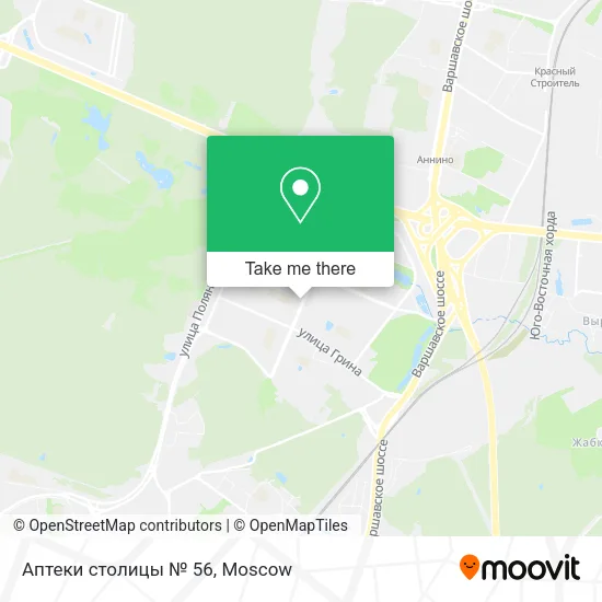 Аптеки столицы № 56 map