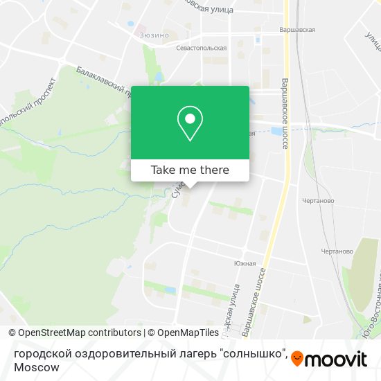 городской оздоровительный лагерь "солнышко" map