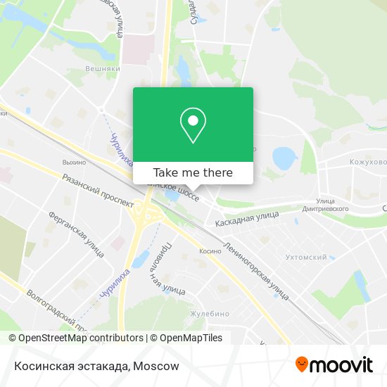 Косинская эстакада map