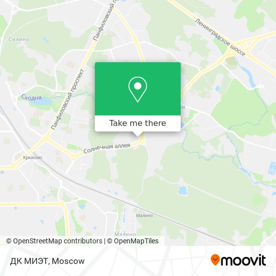 ДК МИЭТ map