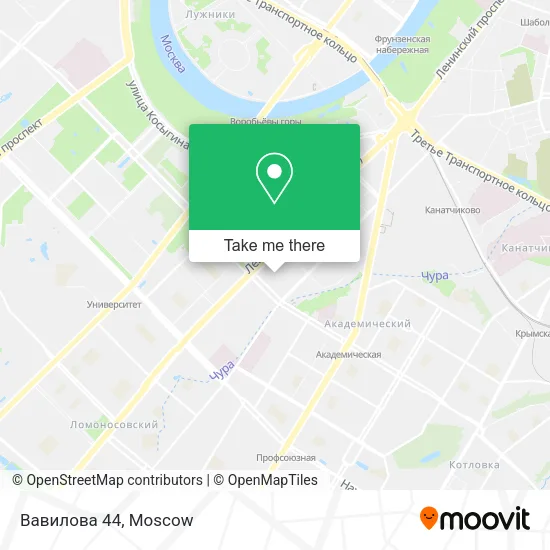 Вавилова 44 map