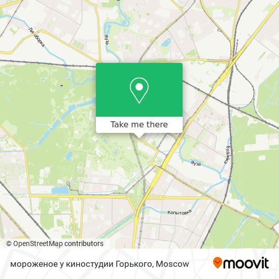мороженое у киностудии Горького map