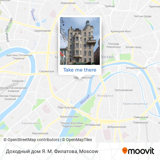 Доходный дом Я. М. Филатова map