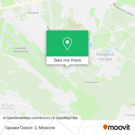 Гаражи Сокол -2 map