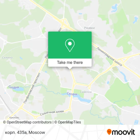 корп. 435а map