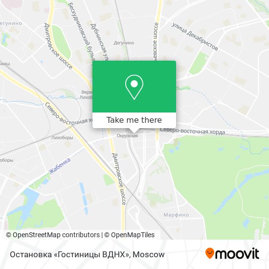 Остановка «Гостиницы ВДНХ» map