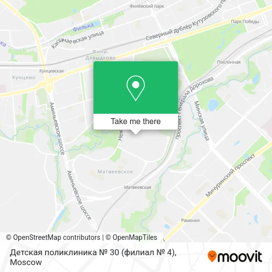 Детская поликлиника № 30 (филиал № 4) map