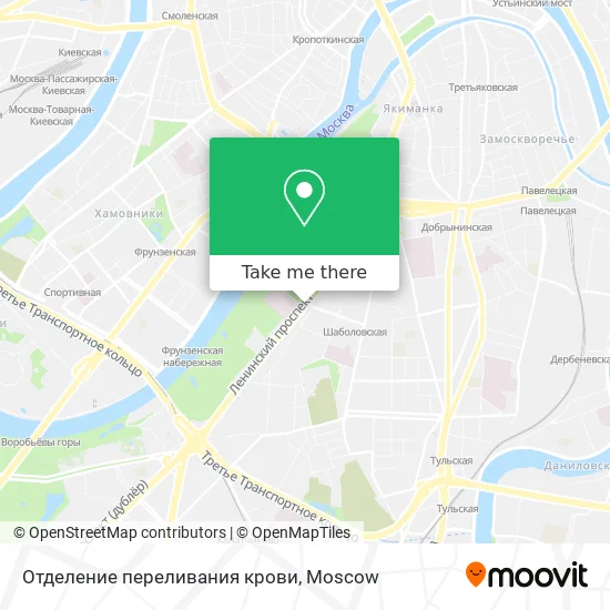 Отделение переливания крови map