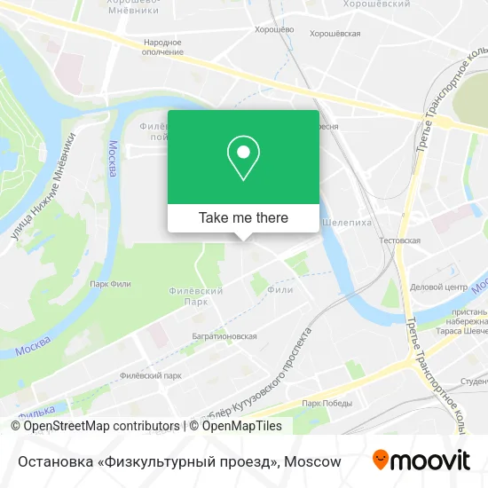 Остановка «Физкультурный проезд» map