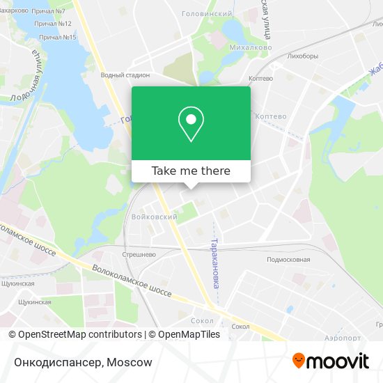 Онкодиспансер map