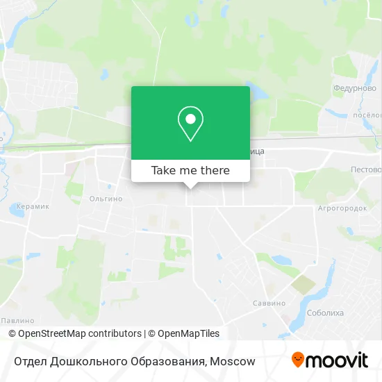 Отдел Дошкольного Образования map