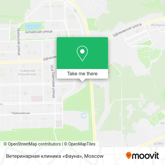 Ветеринарная клиника «Фауна» map