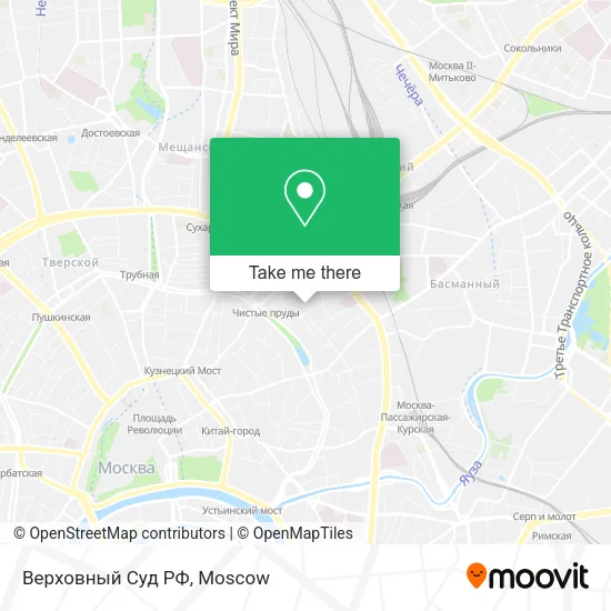 Верховный Суд РФ map