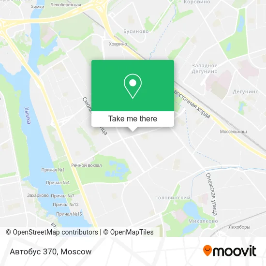 Автобус 370 map