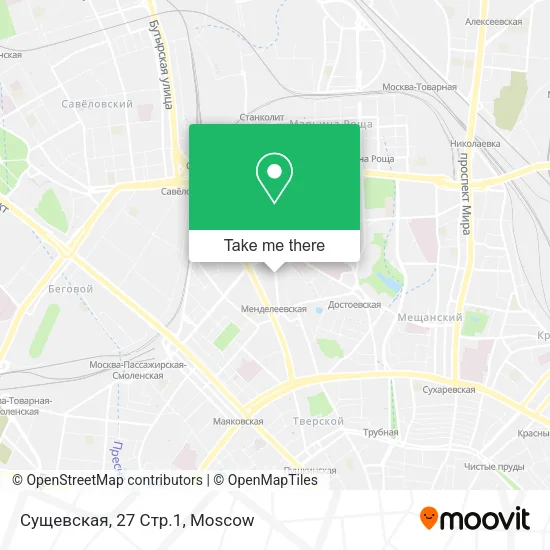 Сущевская, 27 Стр.1 map