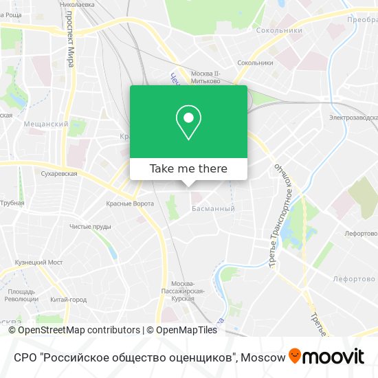 СРО "Российское общество оценщиков" map
