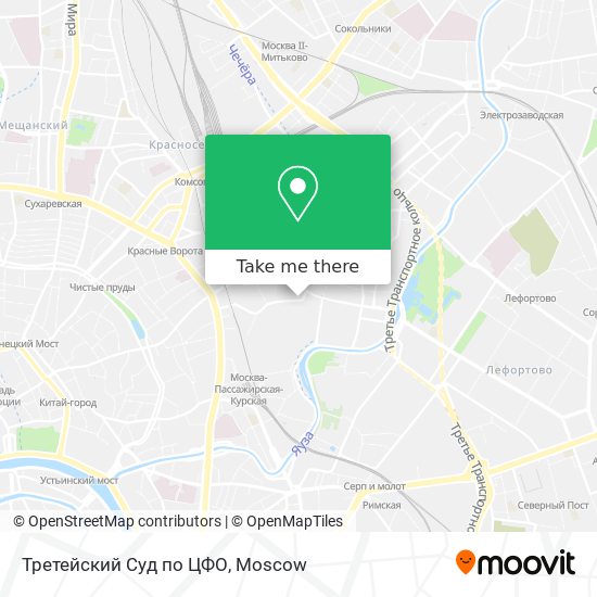 Третейский Суд по ЦФО map