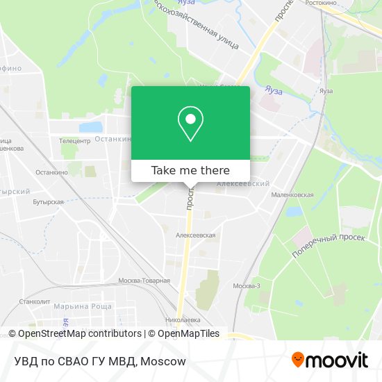 УВД по СВАО ГУ МВД map