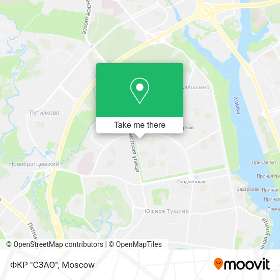 ФКР "СЗАО" map