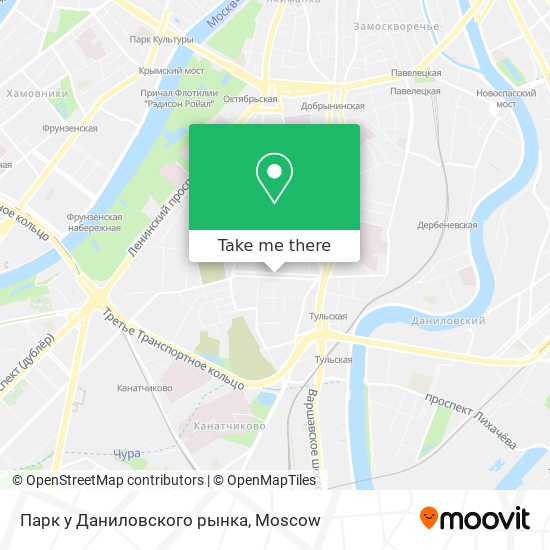 Парк у Даниловского рынка map