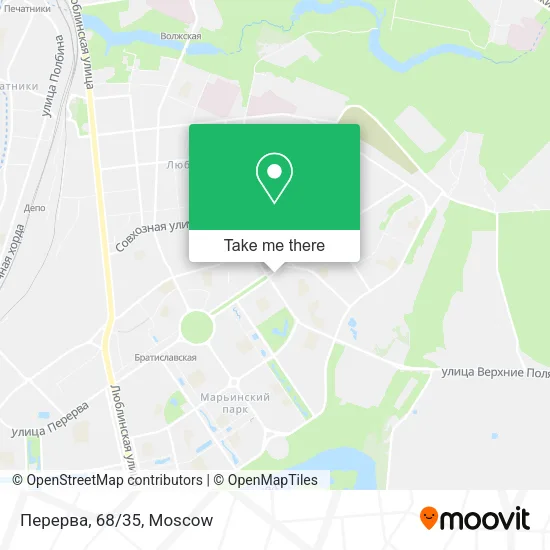 Перерва, 68/35 map