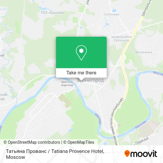 Татьяна Прованс / Tatiana Provence Hotel map