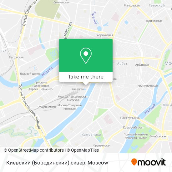Киевский (Бородинский) сквер map