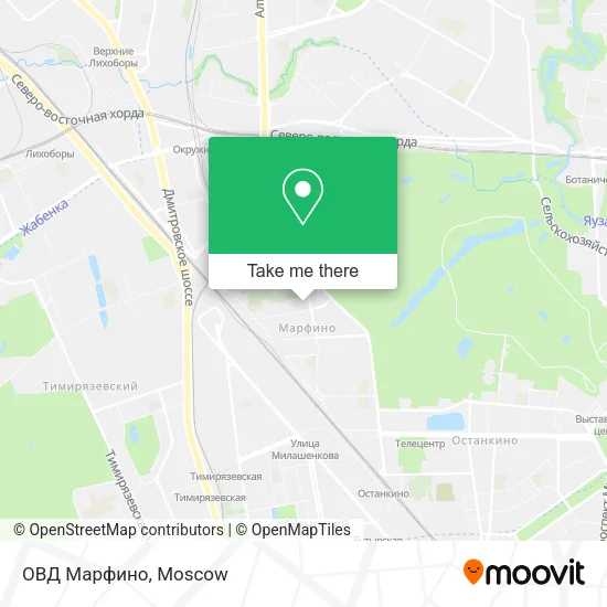 ОВД Марфино map