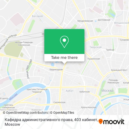 Кафедра административного права, 403 кабинет map