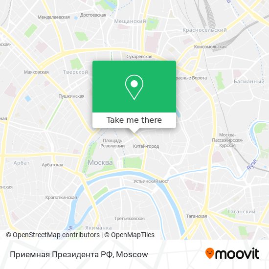 Приемная Президента РФ map