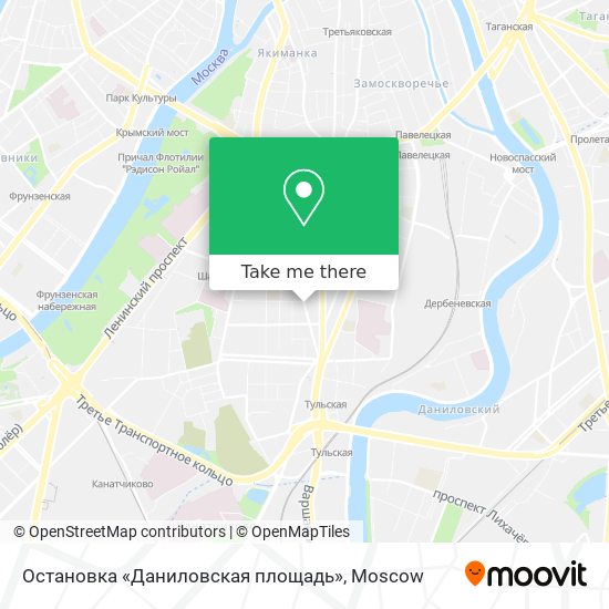 Остановка «Даниловская площадь» map
