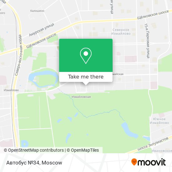 Автобус №34 map