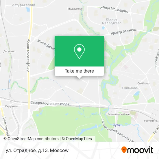ул. Отрадное, д.13 map