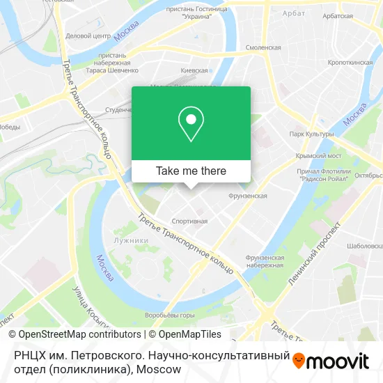 РНЦХ им. Петровского. Научно-консультативный отдел (поликлиника) map
