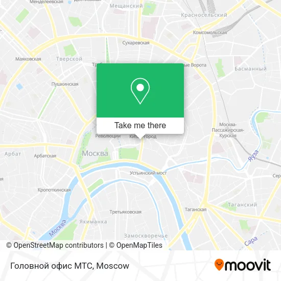 Головной офис МТС map