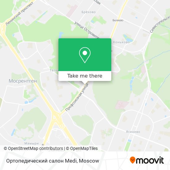 Ортопедический салон Medi map