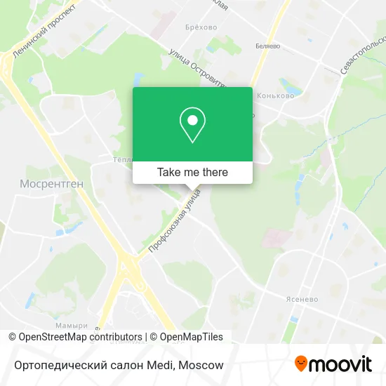 Ортопедический салон Medi map