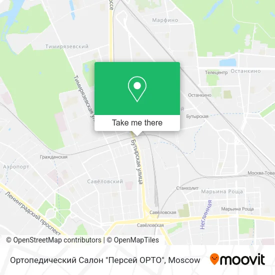 Ортопедический Салон "Персей ОРТО" map