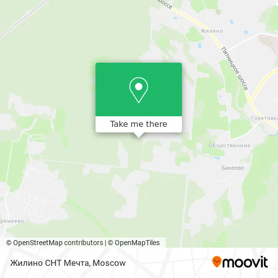 Жилино СНТ Мечта map
