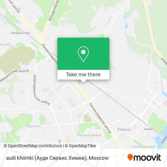 audi khiimki (Ауди Сервис Химки) map