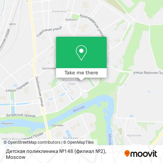 Детская поликлиника №148 (филиал №2) map