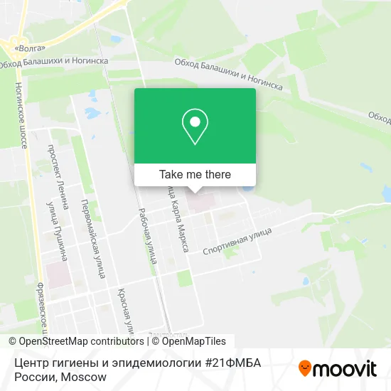 Центр гигиены и эпидемиологии #21ФМБА  России map