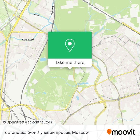 остановка 6-ой Лучевой просек map