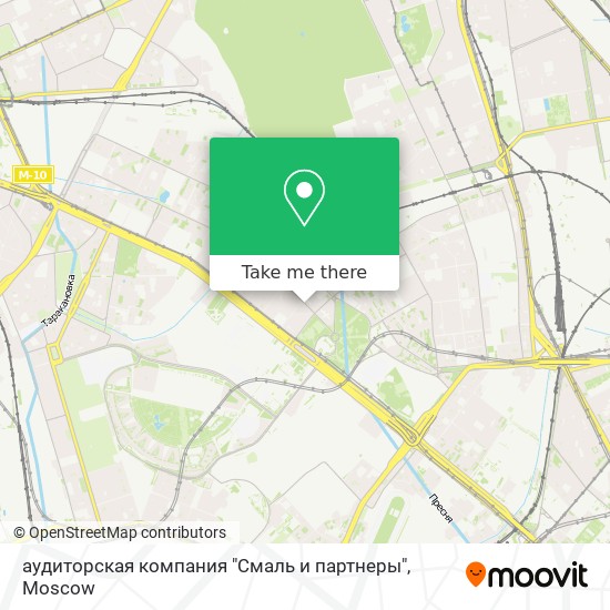 аудиторская компания "Смаль и партнеры" map