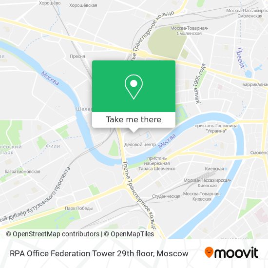 RPA Office Federation Tower 29th floor map