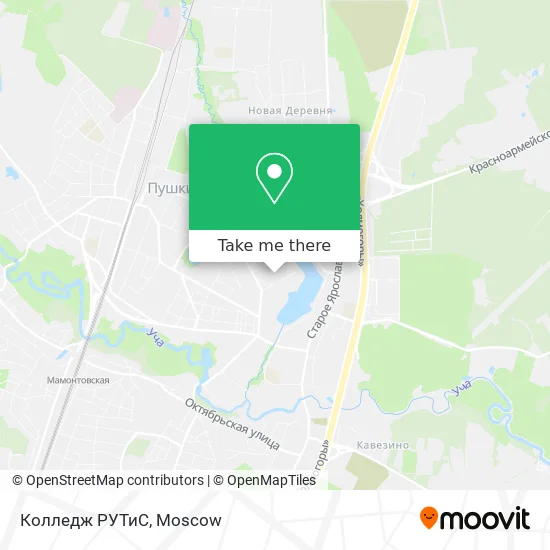 Колледж РУТиС map