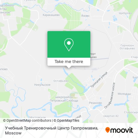 Учебный Тренировочный Центр Газпромавиа map