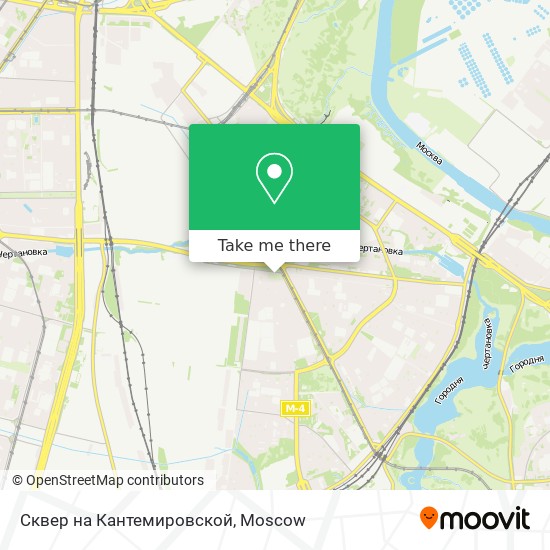 Сквер на Кантемировской map